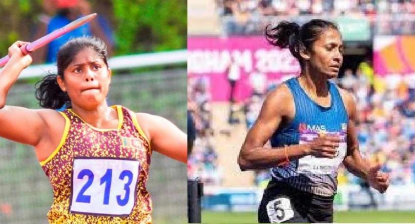 නදීෂාගෙන් හා ගයන්තිකාගෙන් ආසියානු පදක්කම් යුගලක්
